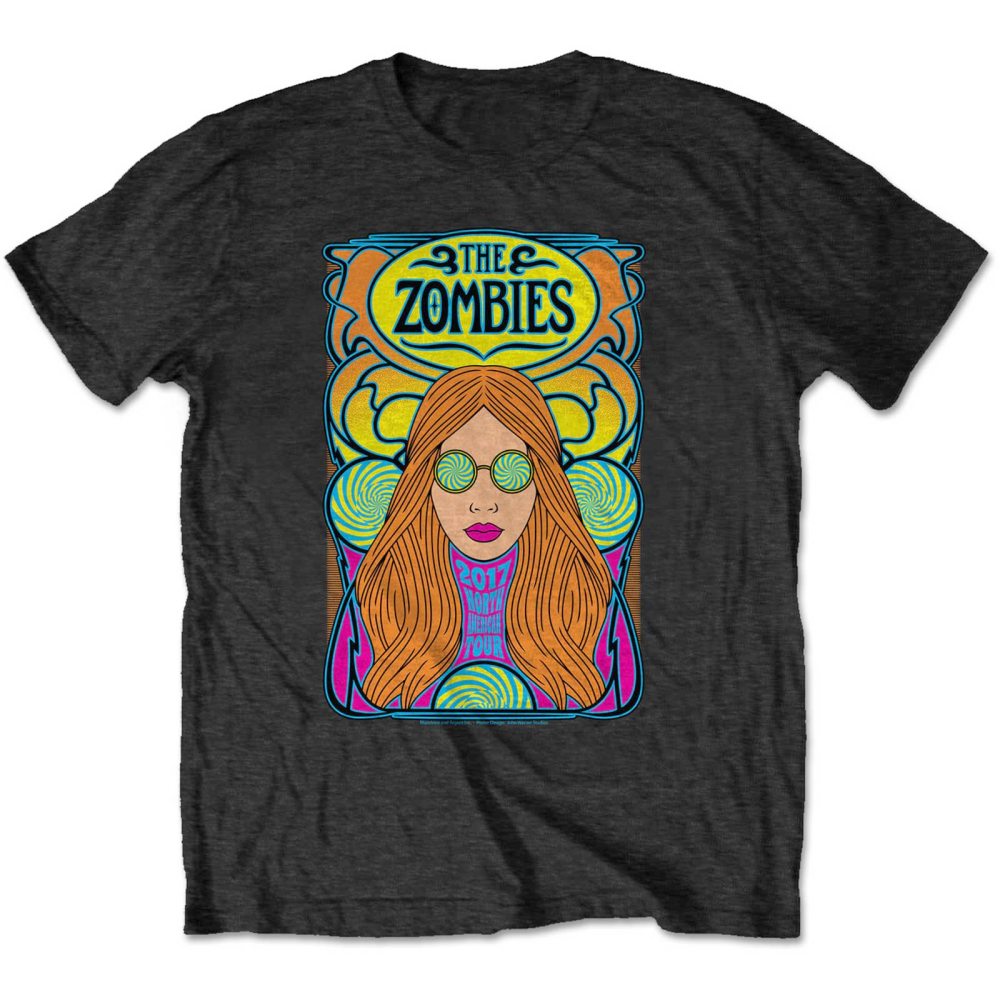 The Zombies - North American Tour Heren Tshirt - Zwart